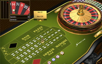 ruleta francesa en Sportium